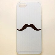MINIOPAL CASE 19073 [iPhone5用 背面カバータイプ PR 髭（ひげ）プリント]