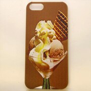 MINIOPAL CASE 99078 [iPhone5用 背面カバータイプ PR アイスクリームプリント]