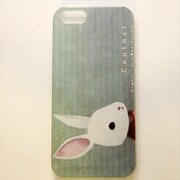 MINIOPAL CASE 19219 [iPhone5用 背面カバータイプ PR アニマルプリントウサギ]