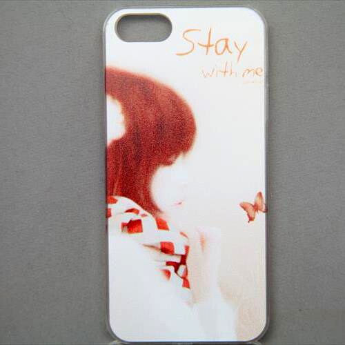 MINIOPAL CASE 19233 [iPhone5用 背面カバータイプ PR 少女プリント]