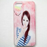 MINIOPAL CASE 99245 [iPhone5用 背面カバータイプ PR 少女プリント]