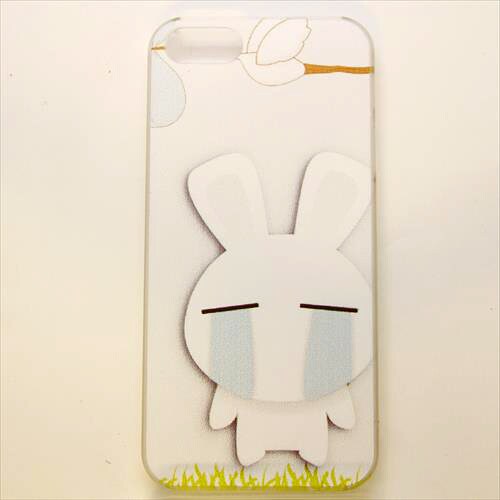 MINIOPAL CASE 19271 [iPhone5用 背面カバータイプ PR アニマルプリントウサギ]