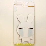 MINIOPAL CASE 19271 [iPhone5用 背面カバータイプ PR アニマルプリントウサギ]