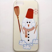 MINIOPAL CASE 19295 [iPhone5用 背面カバータイプ PR ゆきだるまプリント]