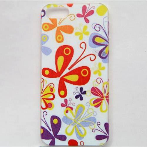 MINIOPAL CASE 19301 [iPhone5用 背面カバータイプ PR アニマルプリント蝶]