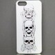MINIOPAL CASE 99351 [iPhone5用 背面カバータイプ PR スカルプリント]