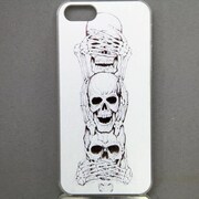 MINIOPAL CASE 99351 [iPhone5用 背面カバータイプ PR スカルプリント]