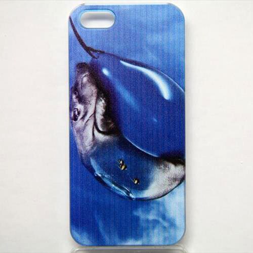 MINIOPAL CASE 99375 [iPhone5用 背面カバータイプ PR アニマルプリント魚]