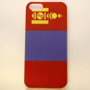 MINIOPAL CASE 09555 [iPhone5用 背面カバータイプ PR 国旗プリントモンゴル]