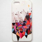 MINIOPAL CASE 99627 [iPhone5用 背面カバータイプ PR アニマルプリント犬]