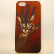 MINIOPAL CASE 99641 [iPhone5用 背面カバータイプ PR アニマルプリントネコ]