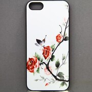 MINIOPAL CASE 99962 [iPhone5用 背面カバータイプ PR バラプリント花]