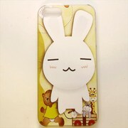 MINIOPAL CASE 03997 [iPhone5用 背面カバータイプ PR アニマルプリントうさぎ]