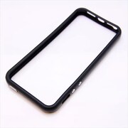 MINIOPAL CASE 88232 [iPhone5用 バンパー ブラック×クリア スケルトン]
