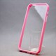 MINIOPAL CASE 87983 [iPhone5用 バンパー ピンク 半透明バックガード付ストラップ穴付]