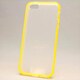 MINIOPAL CASE 85064 [iPhone5用 バンパー クリアイエロー 半透明バックガード付蛍光色]