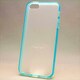 MINIOPAL CASE 85156 [iPhone5用 バンパー クリアライトブルー 半透明バックガード付蛍光色]