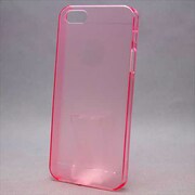 MINIOPAL CASE 91713 [iPhone5用 背面カバータイプ ピンク スケルトン]