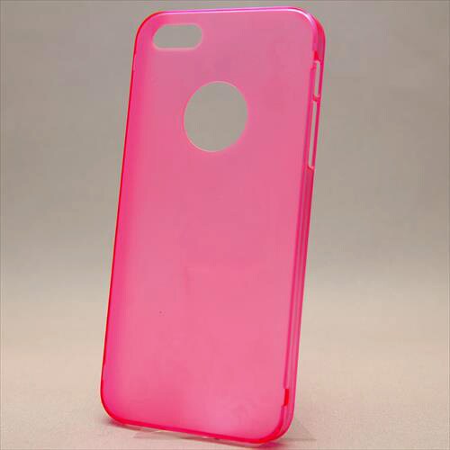 MINIOPAL CASE 19950 [iPhone5用 背面カバータイプ ピンク スケルトン]