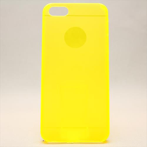 MINIOPAL CASE 82094 [iPhone5用 背面カバータイプ イエロー スケルトン]