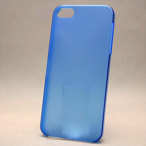 MINIOPAL CASE 19912 [iPhone5用 背面カバータイプ ブルー スケルトン]