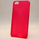 MINIOPAL CASE 19929 [iPhone5用 背面カバータイプ レッド スケルトン]