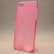MINIOPAL CASE 19936 [iPhone5用 背面カバータイプ ライトピンク スケルトン]