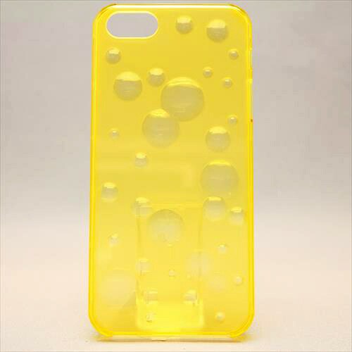 MINIOPAL CASE 80595 [iPhone5用 背面カバータイプ クリアイエロー スケルトン]