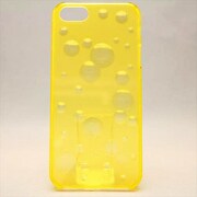 MINIOPAL CASE 80595 [iPhone5用 背面カバータイプ クリアイエロー スケルトン]
