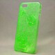 MINIOPAL CASE 89338 [iPhone5用 凹凸フラワーシリーズ グリーン 花]