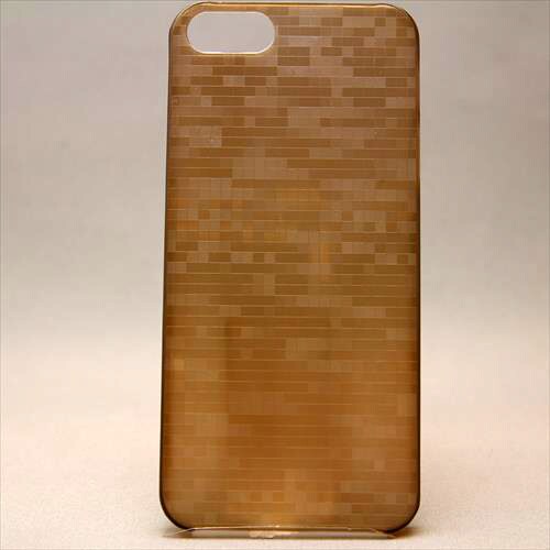 MINIOPAL CASE 81837 [iPhone5用 背面カバータイプ クリア×ブラウン スケルトン]