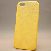 MINIOPAL CASE 82001 [iPhone5用 背面カバータイプ クリア×イエロー スケルトン]