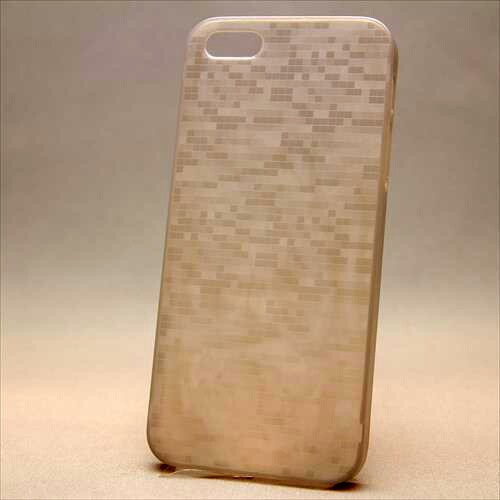 MINIOPAL CASE 82018 [iPhone5用 背面カバータイプ クリア×ブラック スケルトン]