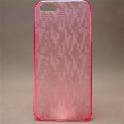 MINIOPAL CASE 82049 [iPhone5用 背面カバータイプ クリア×レッド スケルトン]