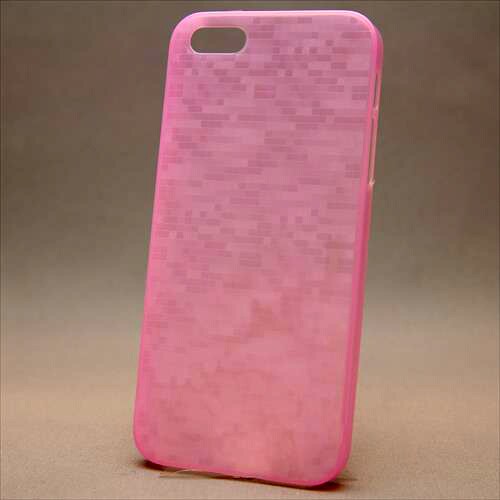 MINIOPAL CASE 82070 [iPhone5用 背面カバータイプ クリア×ピンク スケルトン]