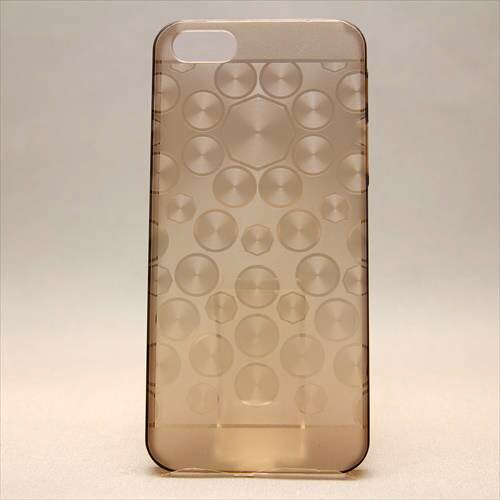 MINIOPAL CASE 81813 [iPhone5用 背面カバータイプ クリアブラック スケルトン]