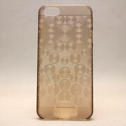 MINIOPAL CASE 81813 [iPhone5用 背面カバータイプ クリアブラック スケルトン]