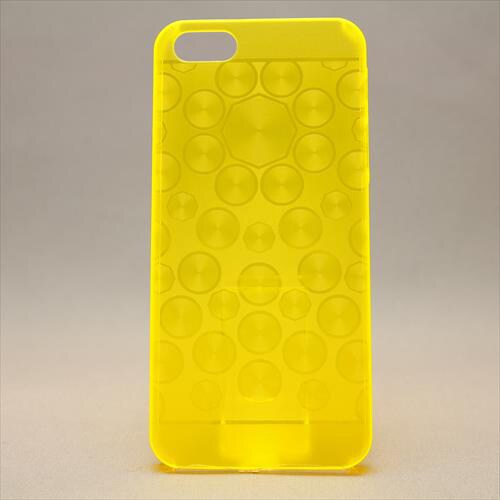 MINIOPAL CASE 81455 [iPhone5用 背面カバータイプ クリアイエロー スケルトン]