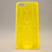 MINIOPAL CASE 81455 [iPhone5用 背面カバータイプ クリアイエロー スケルトン]