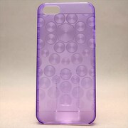 MINIOPAL CASE 81752 [iPhone5用 背面カバータイプ クリアパープル スケルトン]