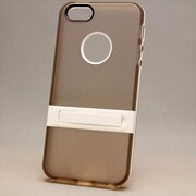 MINIOPAL CASE 85828 [iPhone5用 ２WAYシリーズ クリアブラック スタンド付スケルトン]