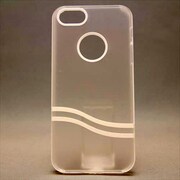 MINIOPAL CASE 80700 [iPhone5用 背面カバータイプ クリア×ホワイト スケルトン]