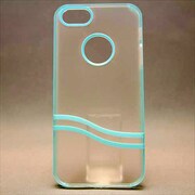 MINIOPAL CASE 80731 [iPhone5用 背面カバータイプ クリア×ライトブルー スケルトン]
