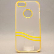 MINIOPAL CASE 80755 [iPhone5用 背面カバータイプ クリア×イエロー スケルトン]