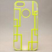 MINIOPAL CASE 80571 [iPhone5用 背面カバータイプ クリア×グリーン 古典調スケルトン]