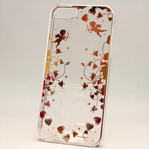 MINIOPAL CASE 16294 [iPhone5用 エンジェルシリーズ シルバー スケルトン]