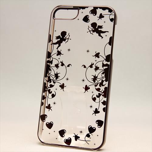 MINIOPAL CASE 16300 [iPhone5用 エンジェルシリーズ ブラック スケルトン]