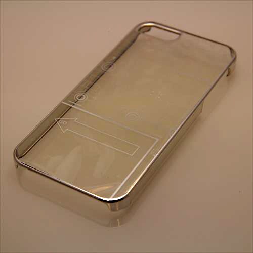 MINIOPAL CASE 16508 [iPhone5用 背面カバータイプ シルバー スケルトン]