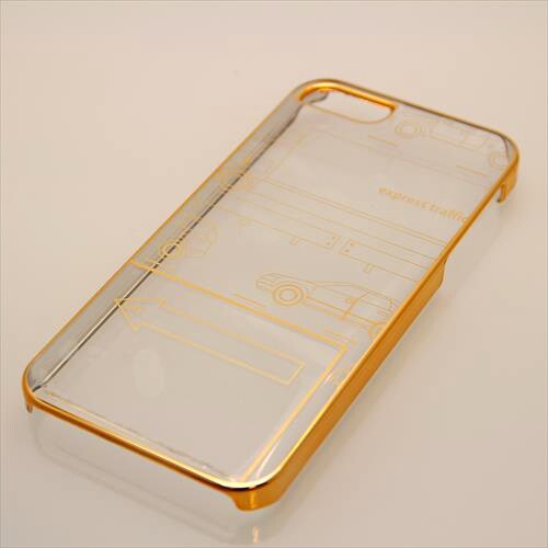 MINIOPAL CASE 16522 [iPhone5用 背面カバータイプ ゴールド スケルトン]