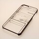 MINIOPAL CASE 16539 [iPhone5用 背面カバータイプ ブラック スケルトン]